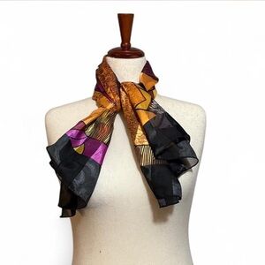 Colorful Picasso Cubism Abstract Face Scarf
